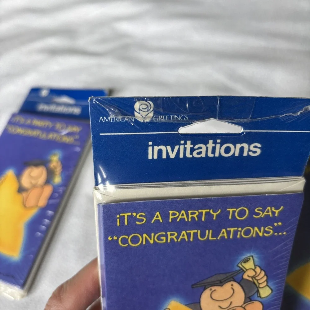 New Vintage 1970's(?)ZIGGY, American Greetings Party Invitations Congratulations